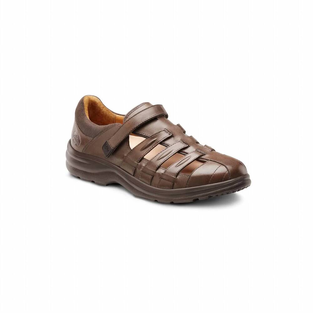 NEW DR. COMFORT SHOES women's breeze casual sandal in coffee